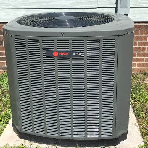 A Newly Installed Air Conditioner
